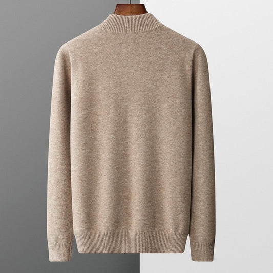 Fabio Cashmere Quarter-Zip | CHARM CULTURE™
