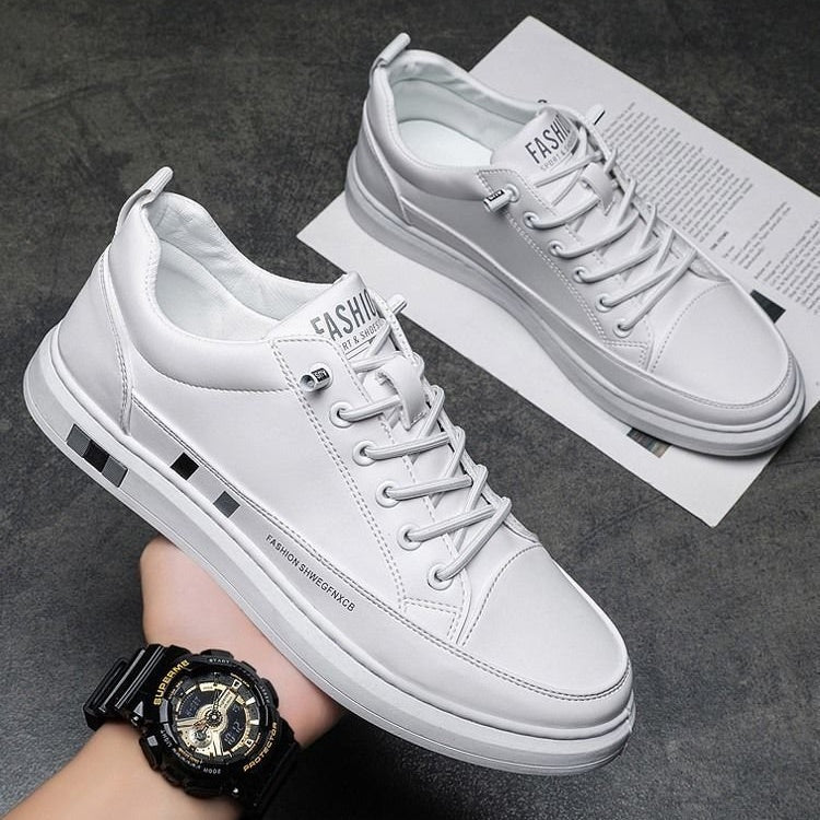 Chaussures décontractées en cuir véritable | CHARM CULTURE™