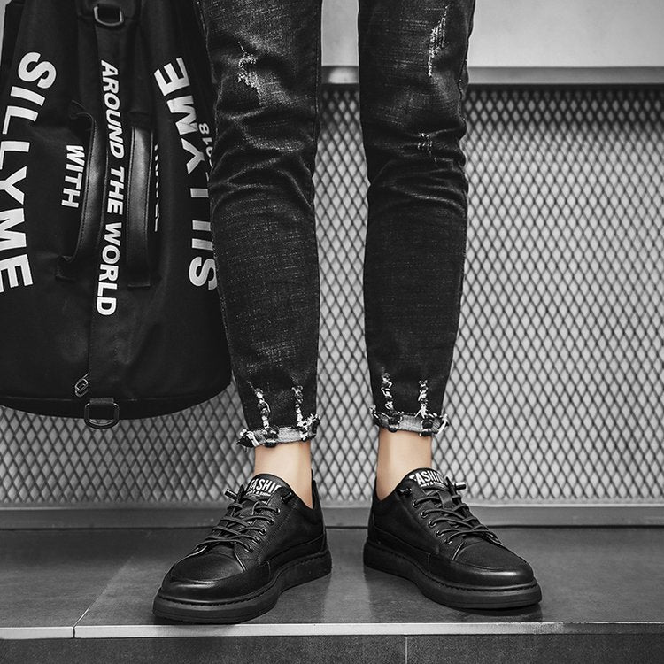 Chaussures décontractées en cuir véritable | CHARM CULTURE™