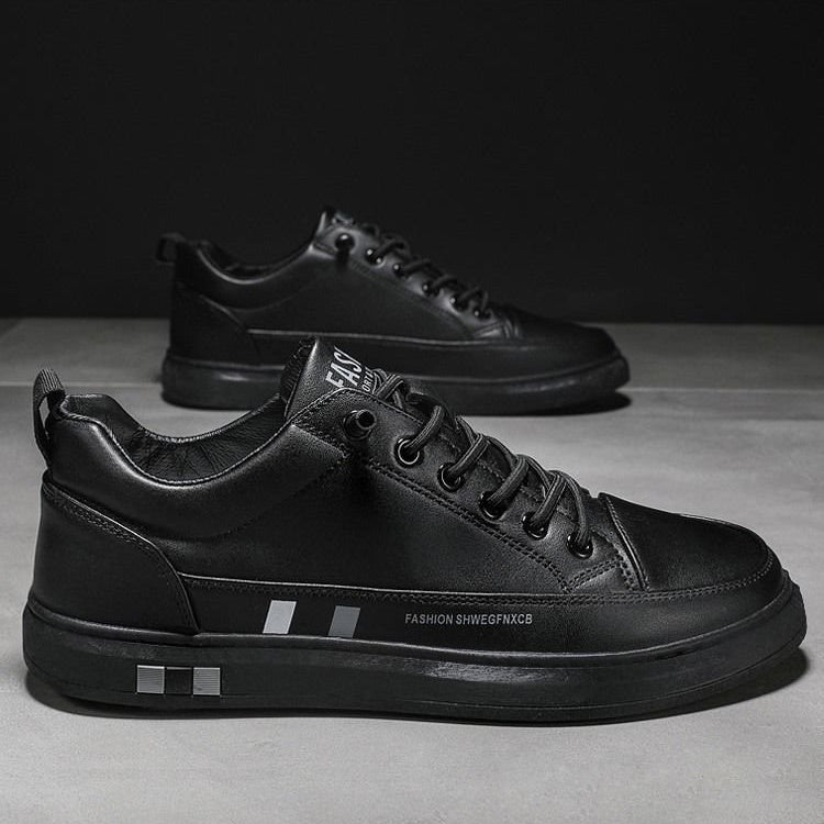 Chaussures décontractées en cuir véritable | CHARM CULTURE™