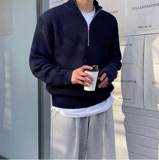 HALF-ZIP SWEATER | CHARM CULTURE™